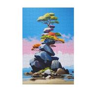 5000 Piece Jigsaw Puzzles for Adults, Creative Impossible Puzzles Games for Adults Beginners, Large Wooden Jigsaw with Poster and Storage Box, Gifts for Women, Theme: Tree & Nature 105x156cm D-1582