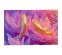 5000 Piece Jigsaw Puzzles for Adults, Fish Jigsaw Puzzles for Adults 5000 Piece, Lotus Puzzle Challenging Game for the Whole Families, Classic Wooden Jigsaws Suitable for Home Decoration, Gifts -3473