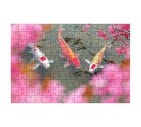 5000 Piece Jigsaw Puzzles for Adults, Flower Jigsaw Puzzles for Adults 5000, Fish Jigsaws Educational Game, Challenging Puzzle Games for The Whole, Wooden Puzzle for Home Decor, Gifts for Women -1409