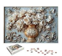 5000 Piece Jigsaw Puzzles for Adults, Flowers Jigsaw Puzzles for Adults 5000, Flower Jigsaws for Family Educational Games, Wooden Puzzle with Gift Box, Unique Gifts for Women, Home Wall Decor, -6554