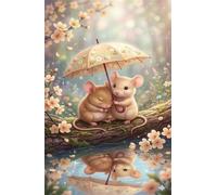 5000 Piece Jigsaw Puzzles for Adults, Flowers Umbrella Hamster 61x41.3 inch, Challenging Brain Teaser Puzzle, Premium Cardboard Hobby Gift for Adults & Seniors