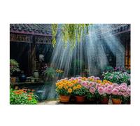 5000 Piece Jigsaw Puzzles for Adults, Garden Jigsaw Puzzles for Adults 5000 Piece, Wooden Puzzle with Color Box, Jigsaws Family Educational Games, Gifts for Women, Home Decor, Theme: (Flowers), -3436