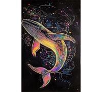 5000 Piece Jigsaw Puzzles for Adults, Graffiti Dolphin 61x41.3 inch, Challenging Brain Teaser Puzzle, Premium Cardboard Hobby Gift for Adults & Seniors