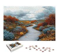 5000 Piece Jigsaw Puzzles for Adults, Landscape Jigsaw Puzzles for Adults 5000, Nature Jigsaws for Family Educational Games, Wooden Puzzle with Gift Box, Unique Gifts for Women, Home Wall Decor, -5848
