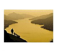 5000 Piece Jigsaw Puzzles for Adults, Landscape Jigsaw Puzzles for Adults 5000 Piece, Wooden Puzzle with Color Box, Jigsaws Family Educational Games, Gifts for Women, Home Decor, Theme: (River), -4106