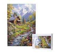 5000 Piece Jigsaw Puzzles for Adults,Landscape Jigsaw Puzzles for Adults, Wooden Puzzle with Gift Box,Mountain Jigsaws for Family Educational Games, Unique Gifts for Women/Men, Home Wall Decor,ML-1357