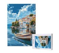 5000 Piece Jigsaw Puzzles for Adults,Landscape Jigsaw Puzzles for Adults, Wooden Puzzle with Gift Box,Boat Jigsaws for Family Educational Games, Unique Gifts for Women/Men, Home Wall Decor,ML-425