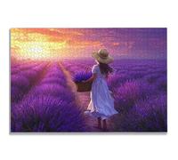 5000 Piece Jigsaw Puzzles for Adults, Lavender Jigsaw Puzzles for Adults, Wooden Puzzle with Gift Box, Landscape Jigsaws for Family Educational Games, Unique Gifts for Women/Men, Home Decor, -2339