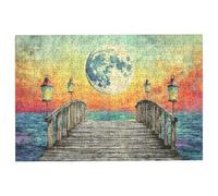 5000 Piece Jigsaw Puzzles for Adults, Moon Jigsaw Puzzles for Adults 5000 Piece, Classic Puzzle Challenging Game for the Whole Families, Suitable for Decompression, Gifts, Decor, Theme: (Pier), -1399