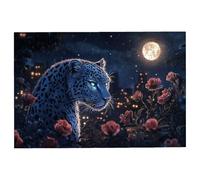 5000 Piece Jigsaw Puzzles for Adults, Rose Jigsaw Puzzles for Adults 5000 Piece, Leopard Puzzle Challenging Game for the Whole Families, Classic Wooden Jigsaws Suitable for Home Decor, Gifts -3631
