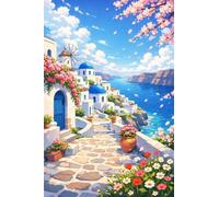 5000 Piece Jigsaw Puzzles for Adults, Seaside Architecture Jigsaw Puzzles for Adults 5000 Pieces, 156x105cm Impossible Hard Difficult Challenging Adult Puzzles for Wall Decoration and Gifts