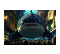 5000 Piece Jigsaw Puzzles for Adults, Shark Jigsaw Puzzles for Adults 5000 Piece, Wooden Puzzle with Color Box, Jigsaws Family Educational Games, Gifts for Women, Home Decor, Theme: (Animals), -3908