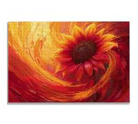 5000 Piece Jigsaw Puzzles for Adults, Sunflower Jigsaw Puzzles for Adults, Wooden Puzzle with Gift Box, Fantasy Jigsaws for Family Educational Games, Unique Gifts for Women/Men, Home Wall Decor, -3021