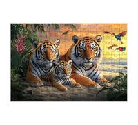 5000 Piece Jigsaw Puzzles for Adults, Tiger Jigsaw Puzzles for Adults 5000, Beach Jigsaws Educational Game, Challenging Puzzle Games for The Whole, Wooden Puzzle for Home Decor, Gifts for Women -2389