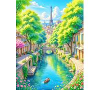 5000 Piece Jigsaw Puzzles for Adults, Town Scenery Jigsaw Puzzles for Adults 5000 Pieces, 156x105cm Impossible Hard Difficult Challenging Adult Puzzles for Wall Decoration and Gifts