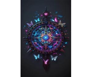 5000 Piece Jigsaw Puzzles for Adults, Vintage Nautical Compass 61x41.3 inch, Challenging Brain Teaser Puzzle, Premium Cardboard Hobby Gift for Adults & Seniors