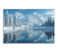 5000 Piece Jigsaw Puzzles for Adults, Winter Jigsaw Puzzles for Adults, Wooden Puzzle with Gift Box, Landscape Jigsaws for Family Educational Games, Unique Gifts for Women/Men, Home Wall Decor, -2361