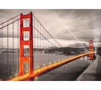5000 Pieces Puzzle For Adults Golden Gate Bridge Scenery Jigsaw Puzzles Teens Educational Toys Challenging puzzles for Wall Decor Gifts Finished Size: 181x105 cm