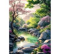 5000 Pieces Puzzle For Adults Grove Rivers Flowers Jigsaw Puzzles Teens Educational Toys Challenging puzzles for Wall Decor Gifts Finished Size: 181x105 cm