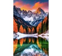 5000 Pieces Puzzle For Adults Mountains Lakes Grove Jigsaw Puzzles Teens Educational Toys Challenging puzzles for Wall Decor Gifts Finished Size: 181x105 cm