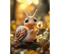 5000 Pieces Puzzle For Adults Snail Flowers Jigsaw Puzzles Teens Educational Toys Challenging puzzles for Wall Decor Gifts Finished Size: 181x105 cm