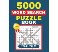 5000 Word Search Puzzle Book Vol 2 - 200 Puzzles: Word Search Puzzle Book for Teens, Adults and Seniors | 8.5 X 11 inch size | Perfect Gift for Secret Santa or Stocking Stuffer