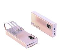50000 MAh Power Bank 120W Super Fast Charge Compatible With Variety Mobile Phones(White (with line))