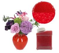 50000 Pcs Red Water Beads Balls Non Toxic Balls,Red Water Gel Jelly Balls Floating Pearls, Wedding Centerpiece Arrangement, Floating Candle Making