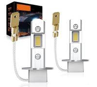 50000LM H1 Led Bulb H3 1:1 Play Fanless Car Led Lamp 16 Pcs CSP Led Headlight Fog Lights DRL White 12V 24V(H1)