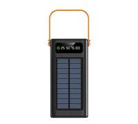 50000Mah Solar Panel Power Bank Fast Charging Comes With Four Wire External Battery Pack Large Capacity