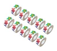 5000Counts Glittering Heart/Star Sticker for Scrapbooking Adhesive Sealing Label for Seal Envelope and Wrapping Manual