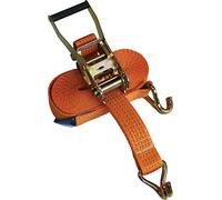 5000kg Ratchet Lashing Claw Hook Cargo Lorry Tie Down Webbing Restraint Straps (12mtr)
