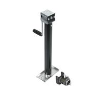 5000Lbs 15 Inch Side Wind Lift Pipe Mount Swivel Trailer Jack Stands Support Legs Corner Steady Camper Parts Welded for Trailers, Boats, Campers