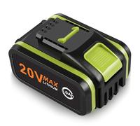 5000mAh 20V Battery for Worx, KEATFE Li-ion Battery Replacement Compatible with Worx 20V Cordless Power Tools WA3551, WA3551.1 WA3553 WA3553.2 WA3641 WG629E WG546E WU268 WX166.4