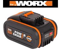 2X 20V 5.0Ah Li-Ion Battery Replacement For Worx WA3551 WA3551.1 WA3553 WA3553.1