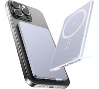 5000mAh for Magsafe Battery Pack Mini 22.5W Wireless Power Bank Fast Charging USB C in Out Power Pack, Magnetic Portable Charger Slim Powerbank for iPhone 17 16 15 14 13 Plus/ Pro/ Pro Max, Grey