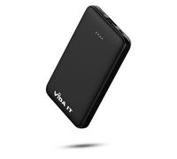 Vida IT Power Bank Portable Charger Battery Pack for Samsung Galaxy A54 A56 S23 S22 Ultra Flip 4 J5 Xiaomi Android Mobile Phone Power Pack with Built-In Cable, Pocket Size USB External Phone Charger