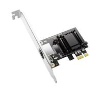 5000Mbps PCIE To RJ45 Networking Card RT8126 5Gbps/1000/100/10Mbps RJ45 Gigabit Ethernet PCIE Adapter For Desktop PC Aluminum Heatsink Card
