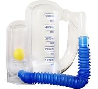 5000ml Breathing Exercise Device for Lungs, Deep Breathing Lung Exerciser Incentive Spirometer Inspiratory Trainer Exercise for Breath Training Lung Training Speech Therapy Ergo-Therapy