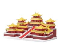 5000Pcs Chinese Architecture Mini Building Blocks Set for Adults - Micro Toy Building Bricks Model Kit - Educational Architecture Model Gift for Teens and Adults Age 14+