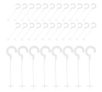 5000pcs Plastic Tagging Gun Fasteners, 5.5x1.4x0.1cm White PP Tag | Fast Load Refills, High Endurance, Fits Most Tag Guns for Garments and Boutique Hang Tags