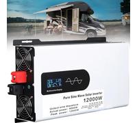 5000W-12000W Pure Sine Wave Power Inverter With Digital Display, 12V 24V 48V 60V 72V 96V DC To AC 110v 220v Converter, With LCD Display, For Home/RV/Truck/Car/Camping/Solar(12000W,48V to 110V)