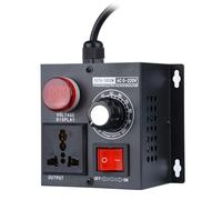 5000W 220V Single-Phase Thyristor Voltage Regulator | Electronic Motor & Fan Speed Controller (Black)