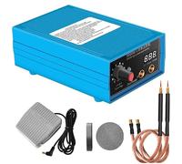 5000W Battery Spot Welder, Portable Welder Kit for 18650/26650/32650 Battery Pack, 10 Gear Spot Welding Machine, 4.0Ah Rechargeable Battery LCD Display for 0.1-0.15mm Nickel Strip