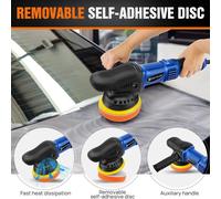 Electric Car Buffer Polisher Sander Rotary Polishing Machine 5" Pads 5000W 240V