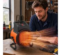 5000W Fan Heater with Tilt, Portable Space Heater for Garage, Greenhouse