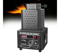 5000W Gold Melting Furnace 1600℃/2912℉ Digital Melting Furnace with 1/2/3kg Graphite Crucible, for Metal Refining, Scrap Casting, Silver, Gold(Black, 3kg)