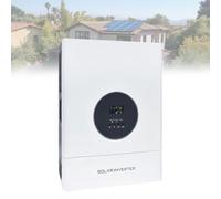 5000W Hybrid Inverter Solar 48V to 110V 220V Split Phase with MPPT Controller Max 6400W PV Input Low Frequency Pure Sine Wave Backup Power System for Mobile Workshop(Single Phase)