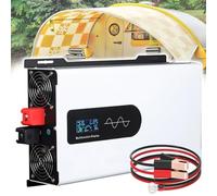 5000W Pure Sine Wave Power Inverter 12V 24V 48V 60V 72V DC to 110V 220V AC Voltage Converter with LCD Display, for Home/RV/Truck/Car/Camping/Solar,48V5000W