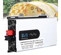 5000W Pure Sine Wave Power Inverter DC to AC Voltage Converter with LCD Display for Home, RV, Truck, Car, Camping, Solar - 12V 24V 48V 60V 72V